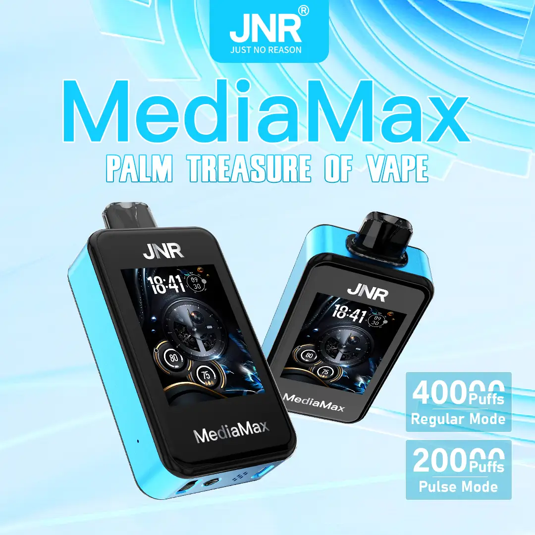 JNR MediaMax vape with modes and features